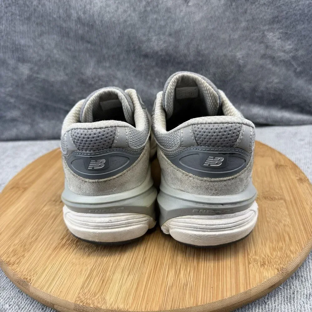 New Balance 990 V5 Shoes Womens Size 9 Gray Suede Mesh Running Athletic Sneakers
